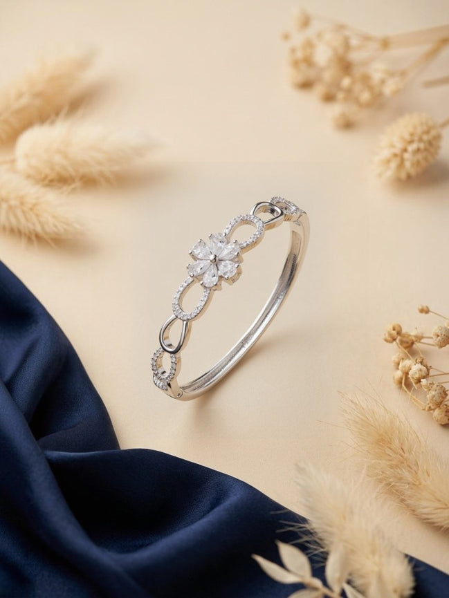 Floral Infinity Openable Kada