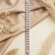 Classic Block Silver sparkle Bracelet (Unisex)