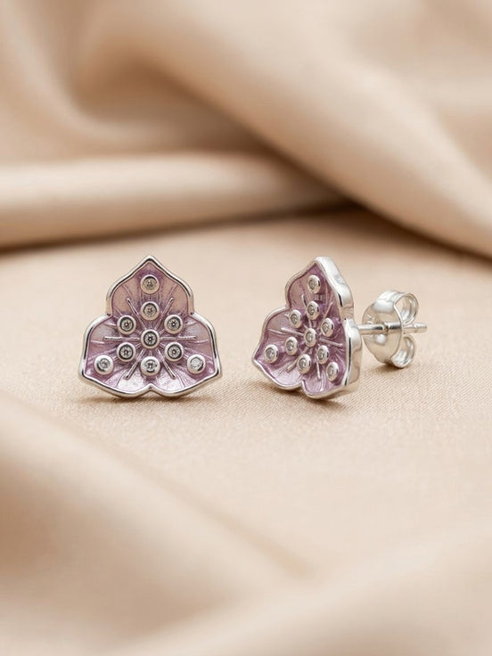 Blush Flower Earring