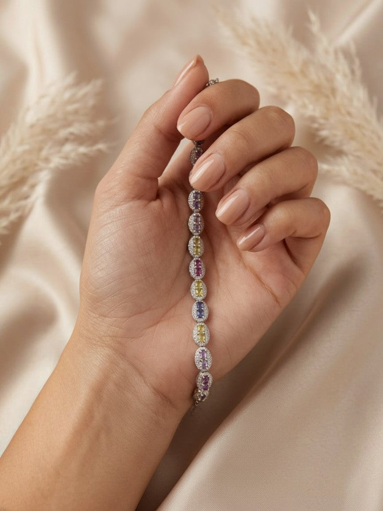 Rainbow Spark Adjustable Bracelet (Unisex)