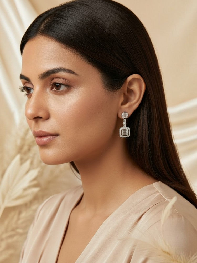 Celestial Crystal Drop Earring