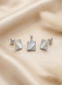 Prism Edge Pendant Earring Set