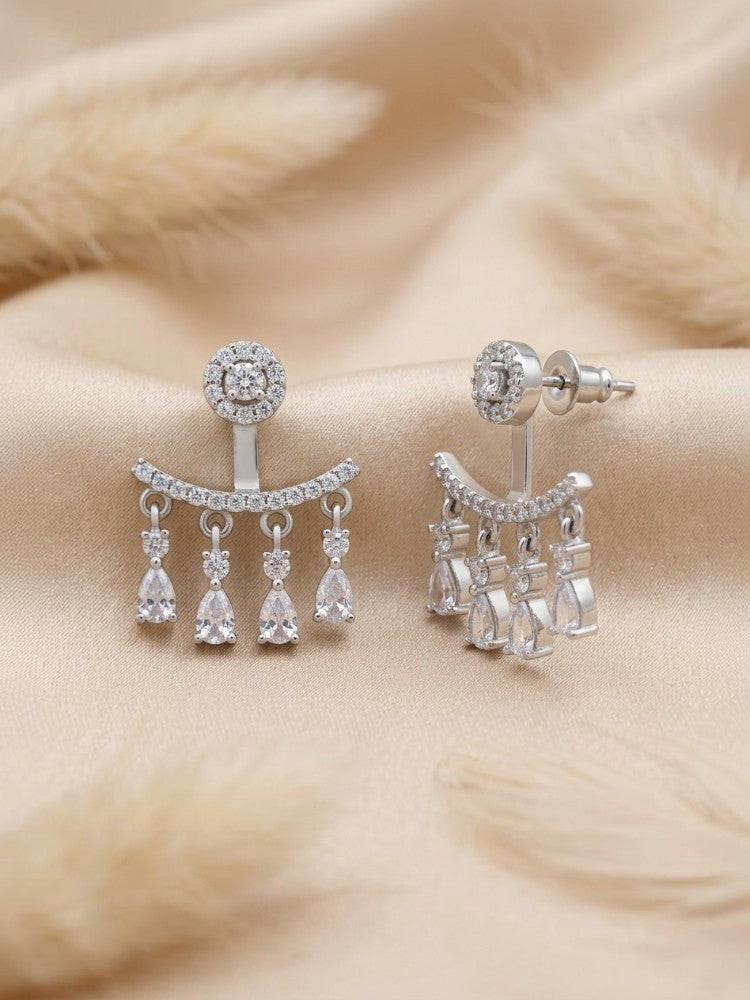 Silver Shower Earrings