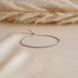 Crystal Line Silver Bracelet