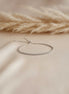 Crystal Line Silver Bracelet