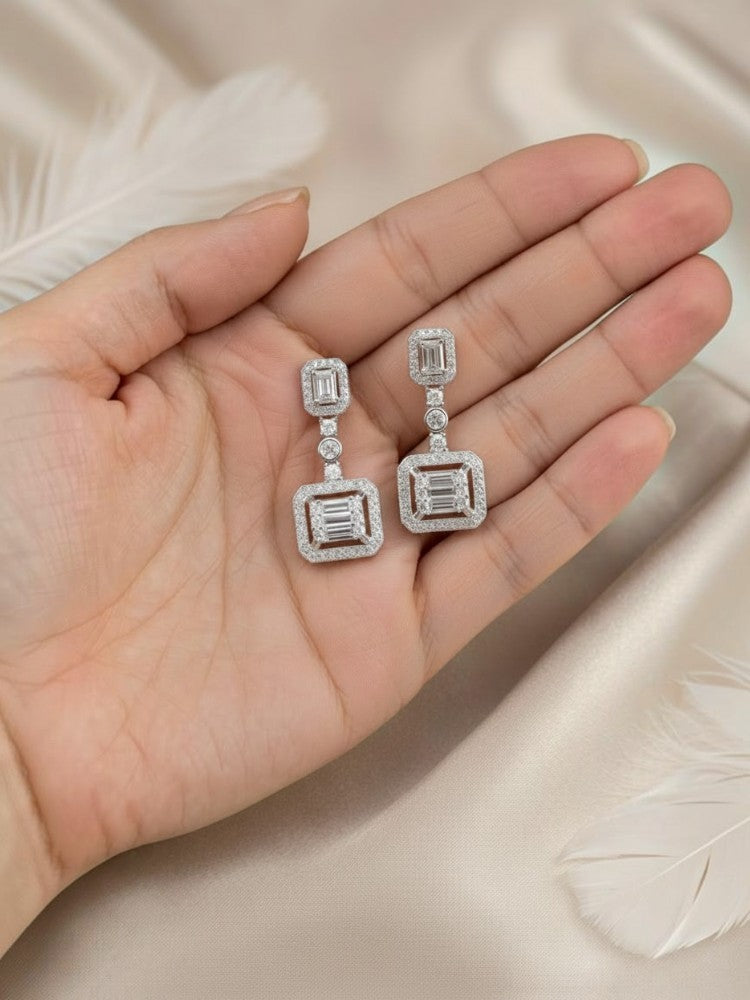 Celestial Crystal Drop Earring