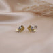 Golden Ripple studs