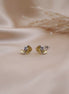 Golden Ripple studs