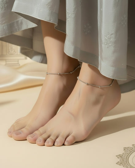 Bhoomivar Whispering beads Anklet
