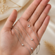 Meher Drop Silver Anklet