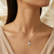 Prism Edge Pendant Earring Set