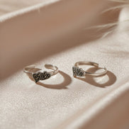 Dual Hearts Toe Ring