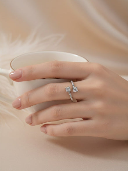 Twist and Twin Adjustable ring
