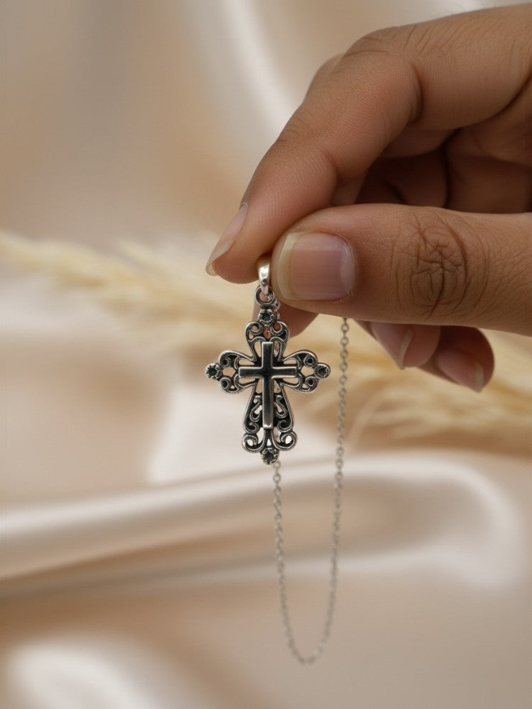 Grace within cross Pendant
