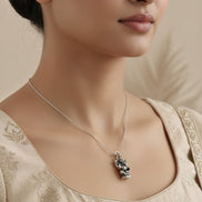 Sacred Ganesha Oxidized Pendant