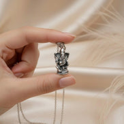 Sacred Ganesha Oxidized Pendant