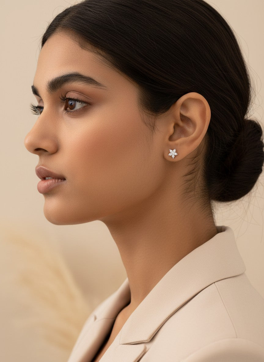 Aurelia Flower Studs