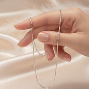 Bhoomivar Silver Glaze Anklet