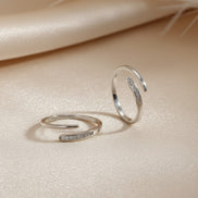 Stoned Loop Adjustable ring
