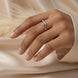 Stoned Loop Adjustable ring