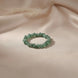 Nature glow green quartz bracelet