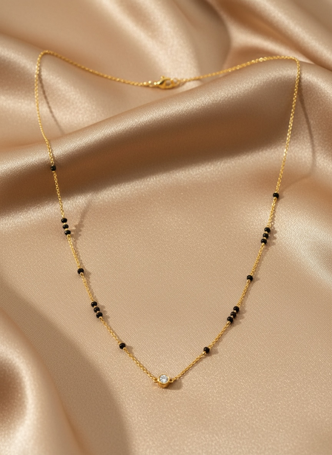 Bhoomivar Anvaya | 9K Gold & Diamond Mangalsutra