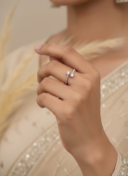 Twist and Twin Adjustable ring