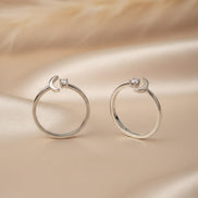 Moonlit spark Adjustable ring