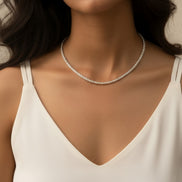 Shimmer Twist Collar Necklace