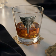 Majestic Silver Tusker Whiskey Glass