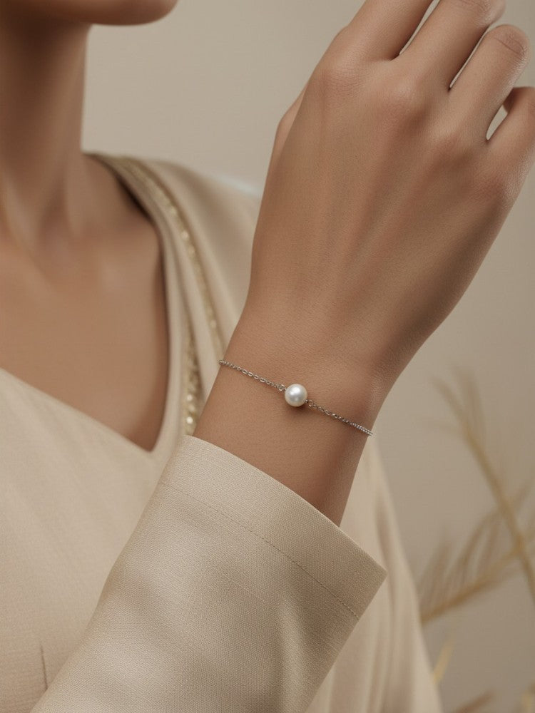 Raw Pearl Breeze Bracelet