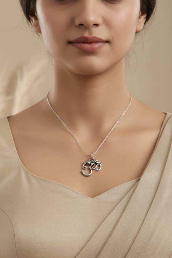 Om Ganesha Pendant