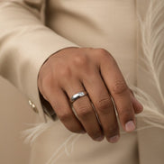 Classic Silver Curve Ring