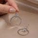 Celina Silver drop Hooks