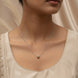 Sleek metal drop chain