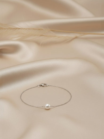 Raw Pearl Breeze Bracelet