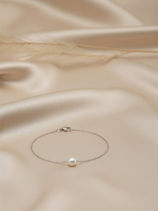 Raw Pearl Breeze Bracelet