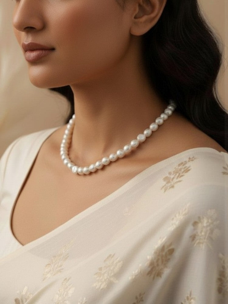 Timeless sea pearl glow chain