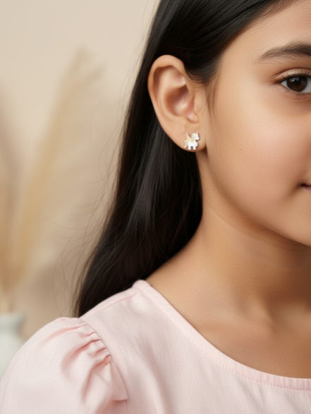 Blush Unicorn Earring