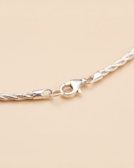 Shimmer Twist Collar Necklace