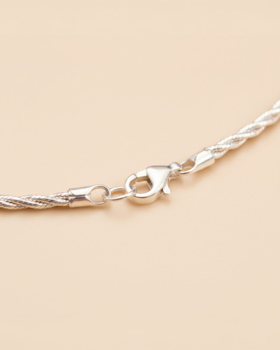 Shimmer Twist Collar Necklace