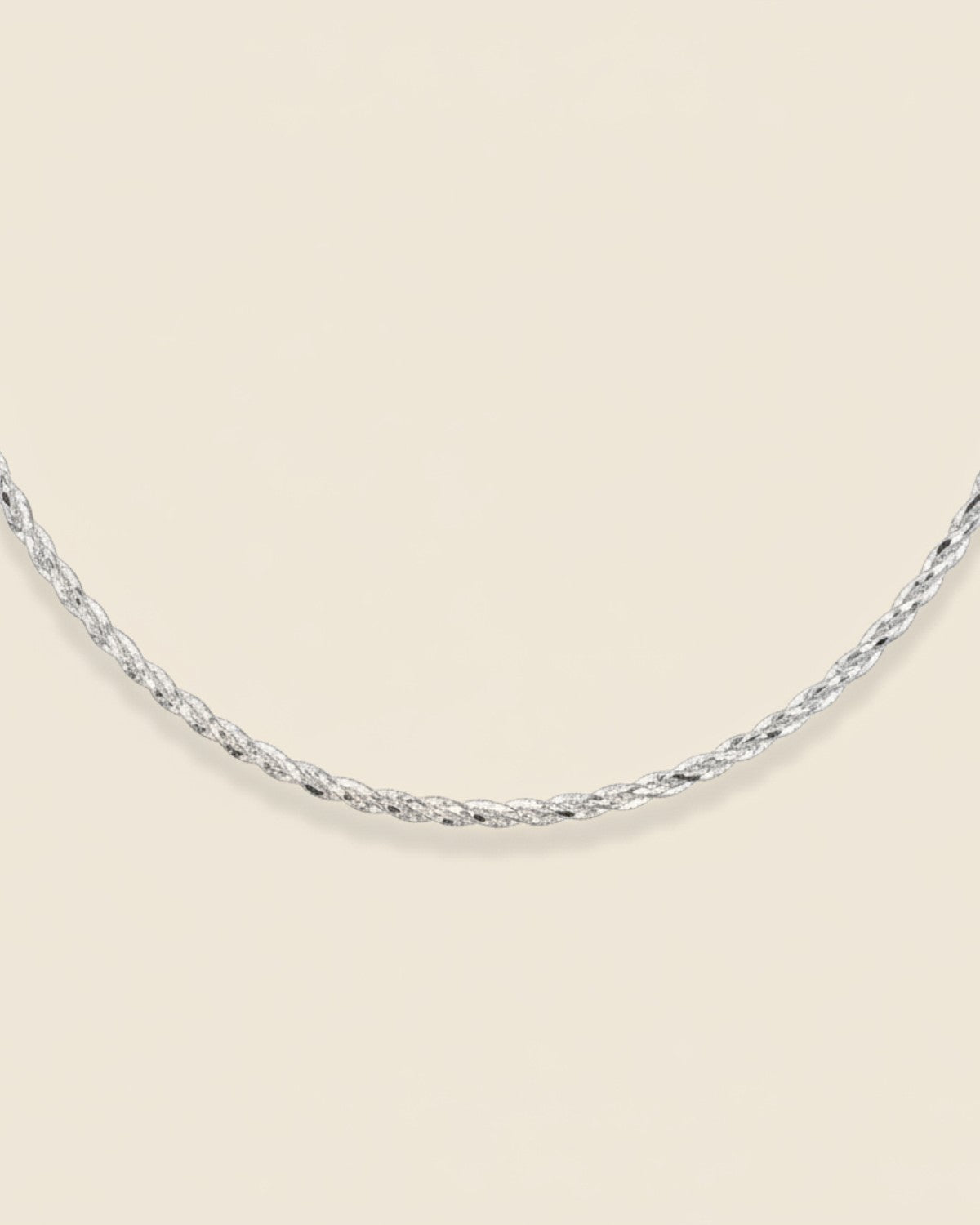 Shimmer Twist Collar Necklace