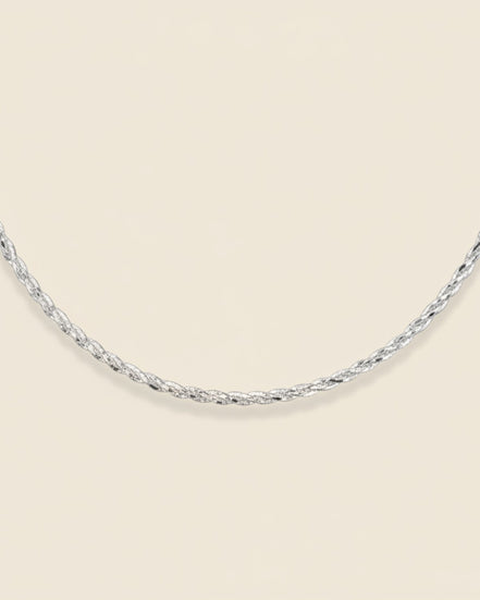 Shimmer Twist Collar Necklace