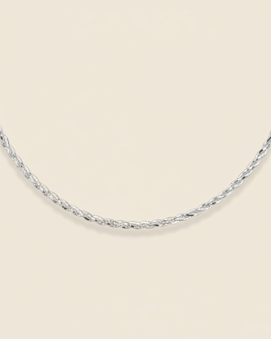 Shimmer Twist Collar Necklace