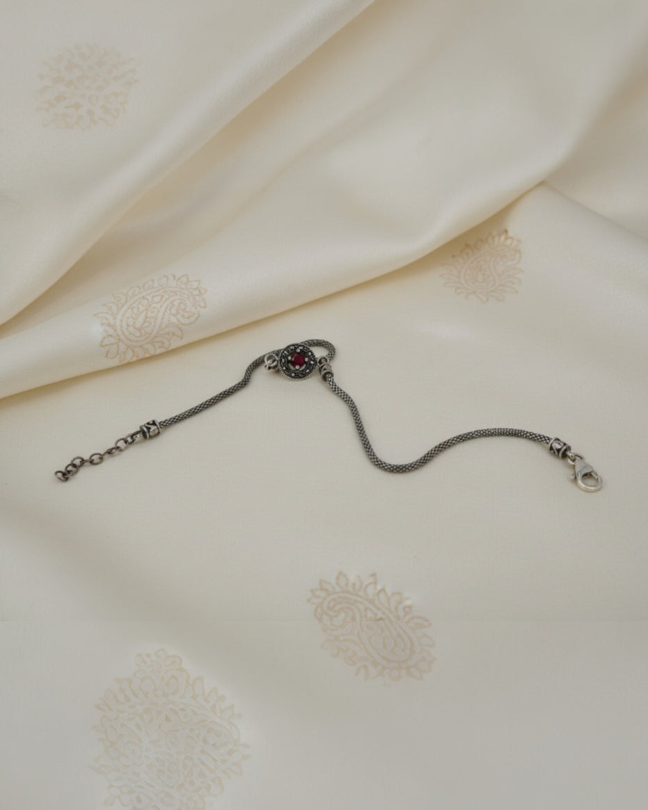 Bhoomivar Royal Vintage crimpson Anklet