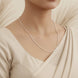 Celeste slim snake chain