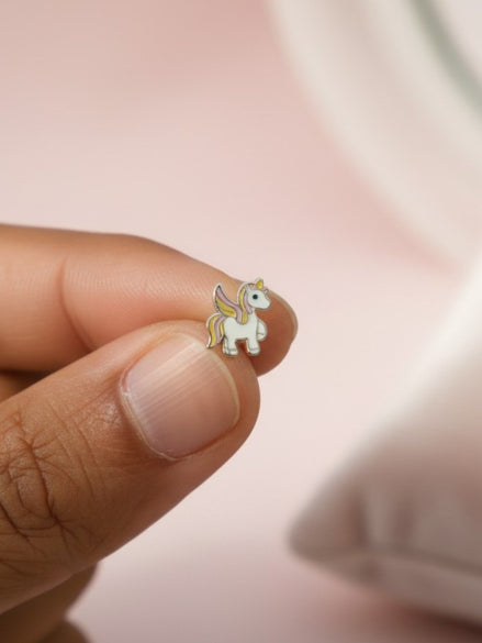 Blush Unicorn Earring