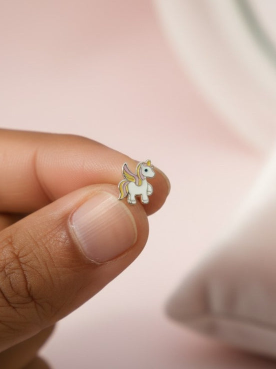 Blush Unicorn Earring