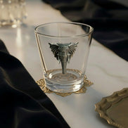 Majestic Silver Tusker Whiskey Glass